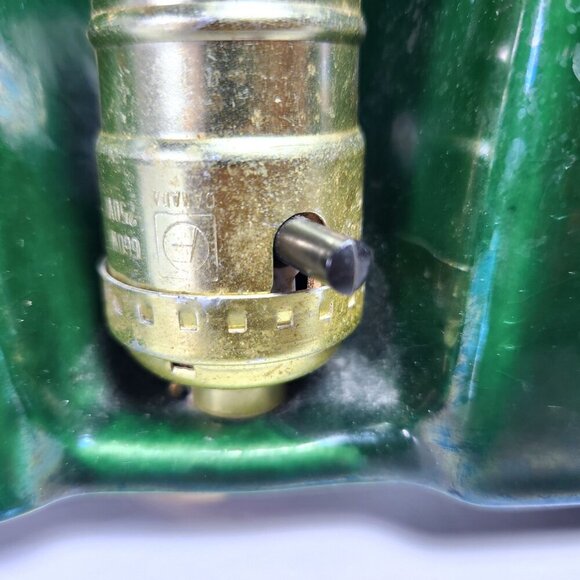 Mid Century Leaping Deer TV Lamp Planter Forest Green Retro Vintage 10.5”X 7.5” - Picture 14 of 15